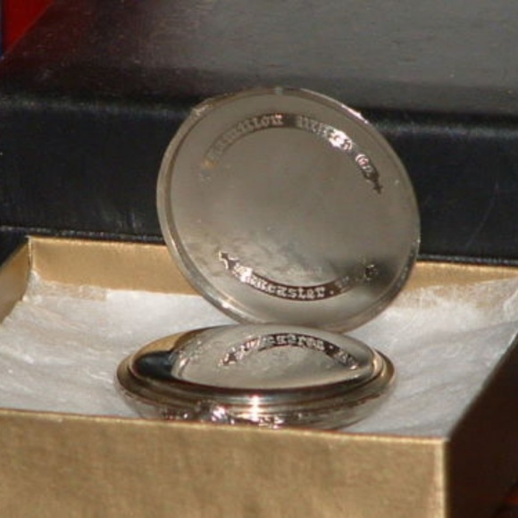 1928 Hamilton Heavy 18kt White Gold Watch - Picture 4 of 8